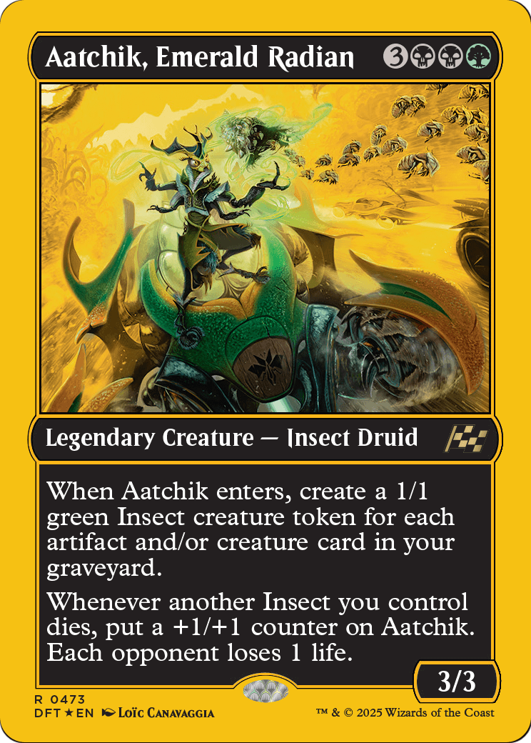 Aatchik, Emerald Radian (First-Place Foil) |  Foil (473) [Aetherdrift]