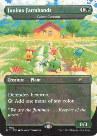 Junimo Farmhands - Sylvan Caryatid |  (7189) [Secret Lair Drop Series]