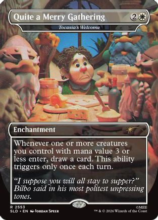 Quite a Merry Gathering - Tocasia's Welcome |  Foil (2553) [Secret Lair Drop Series]