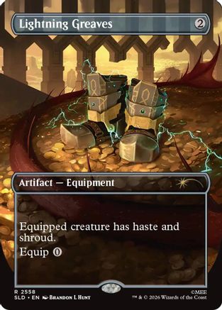Lightning Greaves (2558) |  Foil (2558) [Secret Lair Drop Series]