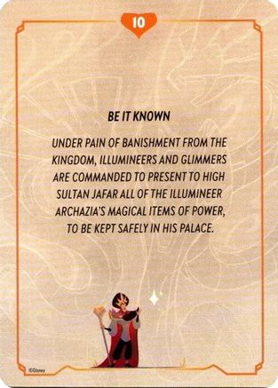 Reign of Jafar Lore Card (10 of 19) |   [Reign of Jafar]