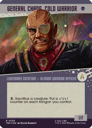 General Chang, Cold Warrior (Showcase) (0539) (Surge Foil) |  Foil (539) [Star Trek]