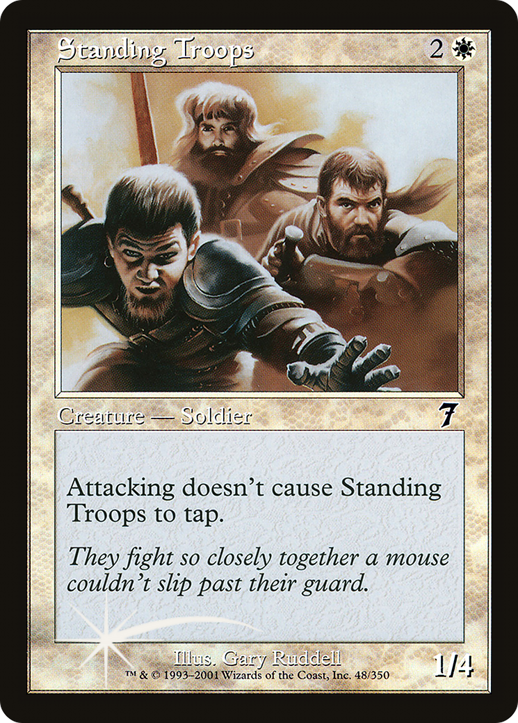 Standing Troops [Seventh Edition] Foil