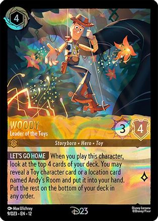 Woody - Leader of the Toys | Holofoil (9) [D23 Promos]