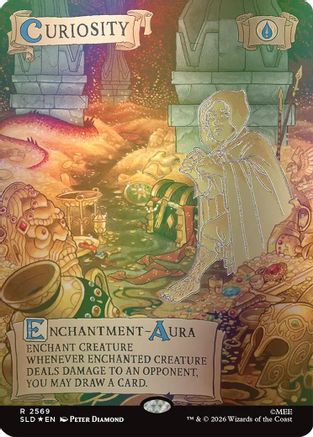 Curiosity (2569) (Out Of Sight Foil) |  Foil (2569) [Secret Lair Drop Series]