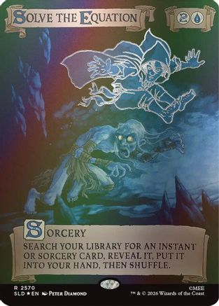 Solve the Equation (2570) (Out Of Sight Foil) |  Foil (2570) [Secret Lair Drop Series]