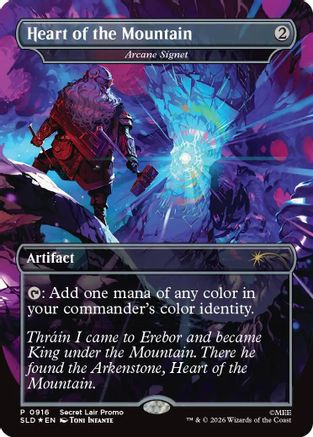 Heart of the Mountain - Arcane Signet |  Foil (916) [Secret Lair Drop Series]