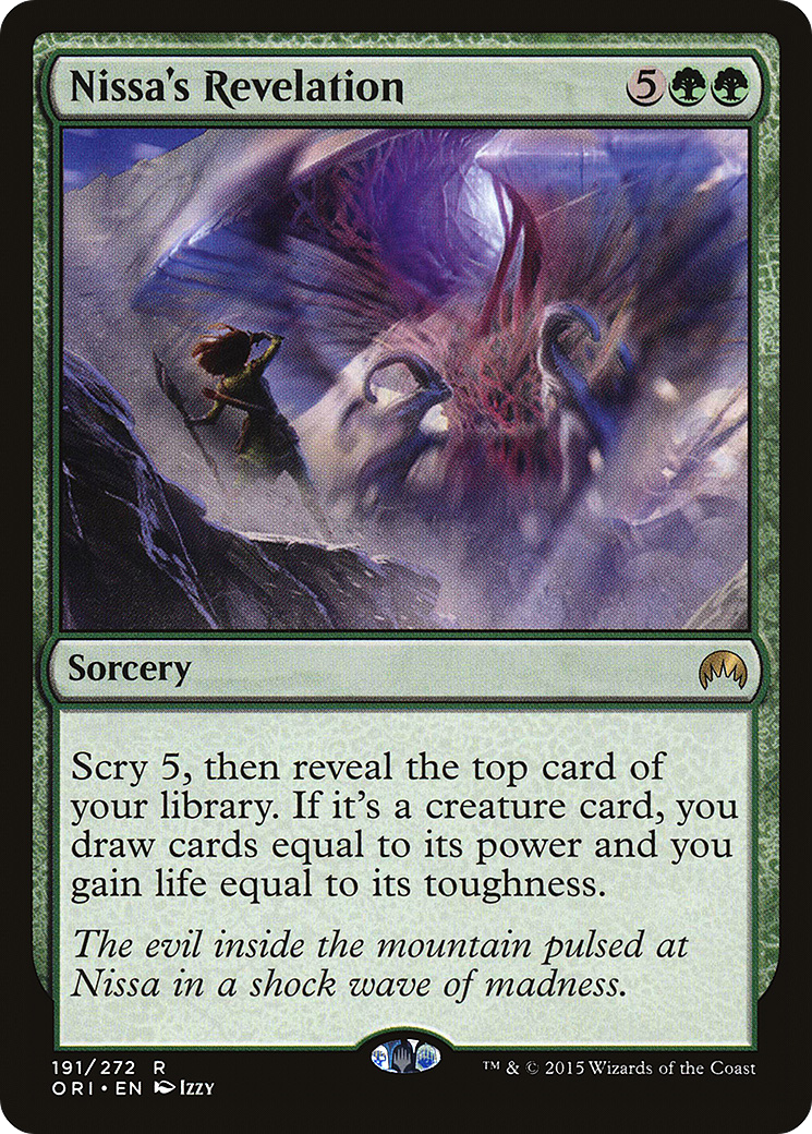 Nissa's Revelation [Magic Origins] Foil