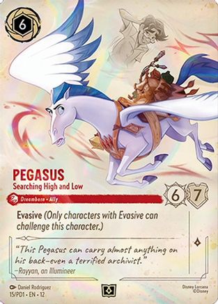 Pegasus - Searching High and Low | Holofoil (15) [Disney Lorcana Promo Cards]