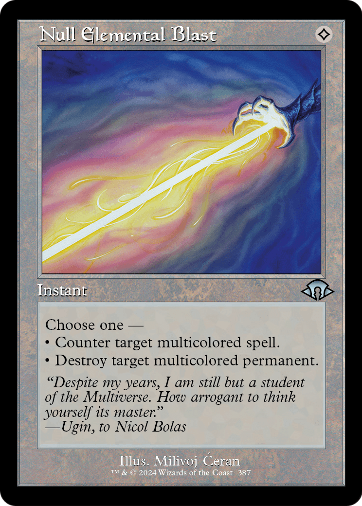 Null Elemental Blast (Retro) [Modern Horizons 3] Foil