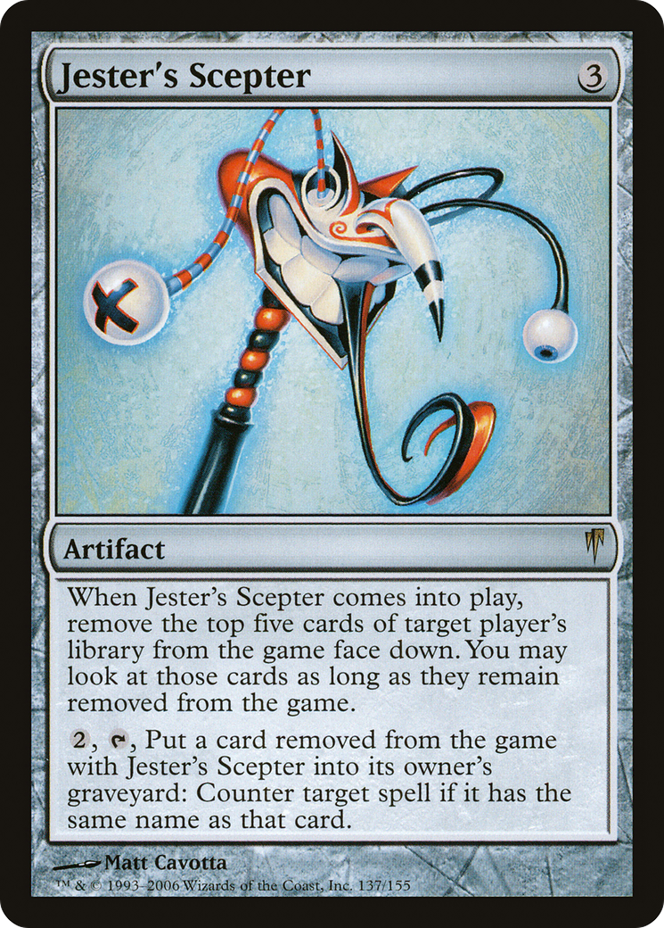 Jester's Scepter [Coldsnap] Foil