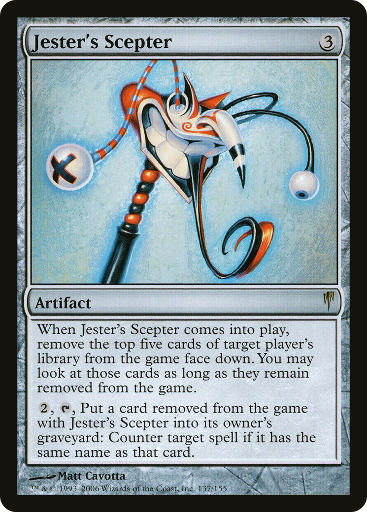 Jester's Scepter [Coldsnap] Foil