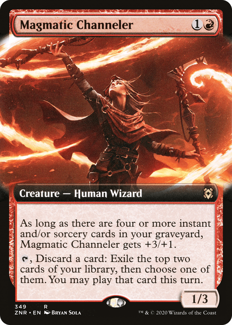 Magmatic Channeler (Extended Art) [Zendikar Rising] Foil
