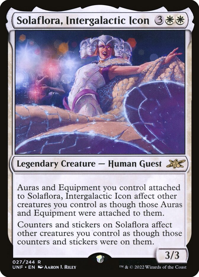 Solaflora, Intergalactic Icon 27/244 (Unfinity) 