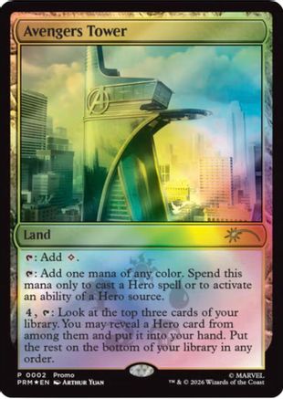 Avengers Tower |  Foil (002) [Unique and Miscellaneous Promos]