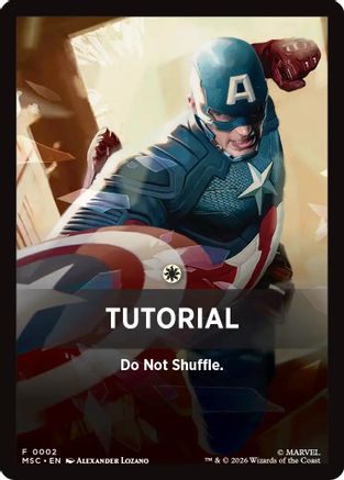 Tutorial Theme Card (0002) |  (002) [Commander: Marvel Super Heroes]