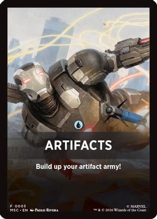 Artifacts Theme Card |  (003) [Commander: Marvel Super Heroes]