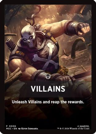 Villains Theme Card |  (006) [Commander: Marvel Super Heroes]