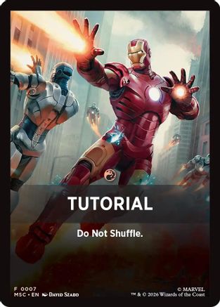 Tutorial Theme Card (0007) |  (007) [Commander: Marvel Super Heroes]