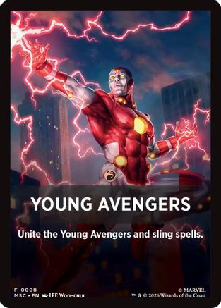 Young Avengers Theme Card (0008) |  (008) [Commander: Marvel Super Heroes]