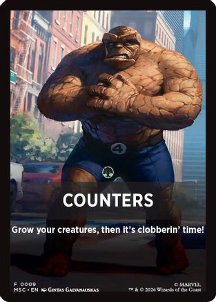 Counters Theme Card |  (009) [Commander: Marvel Super Heroes]