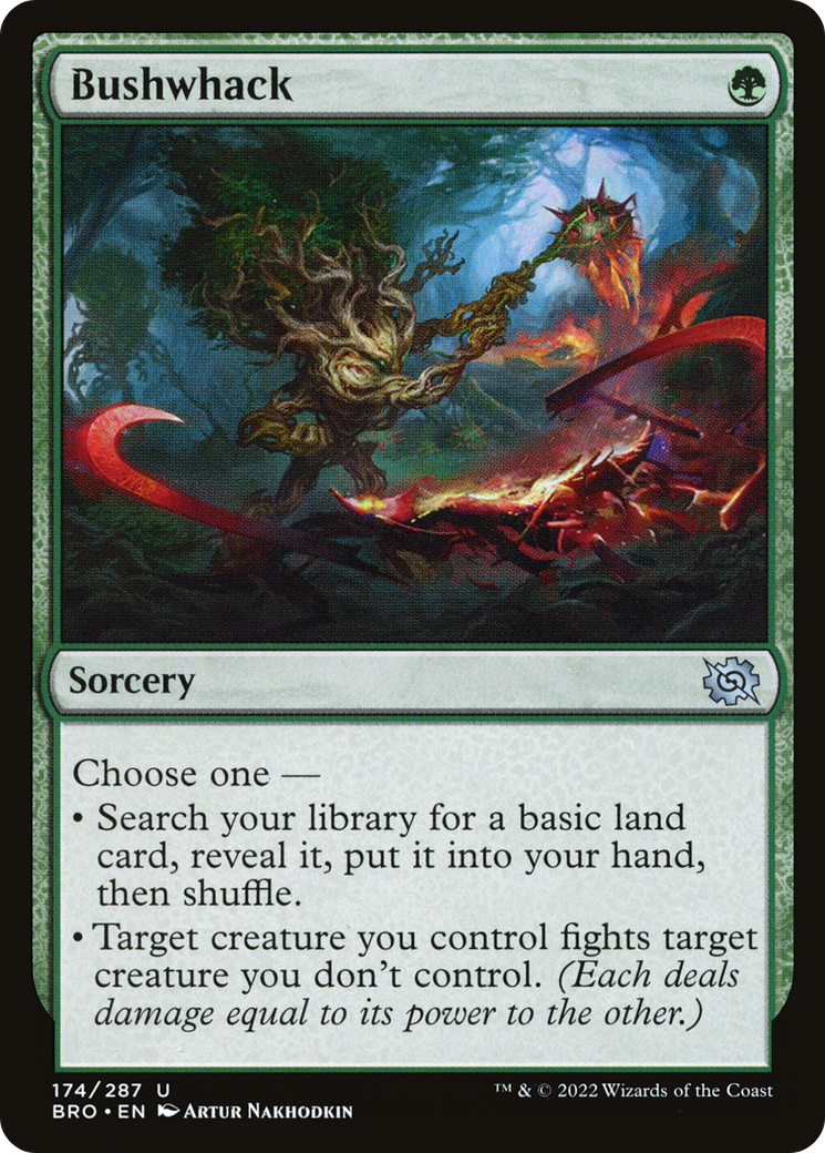 Bushwhack [The Brothers' War] Foil