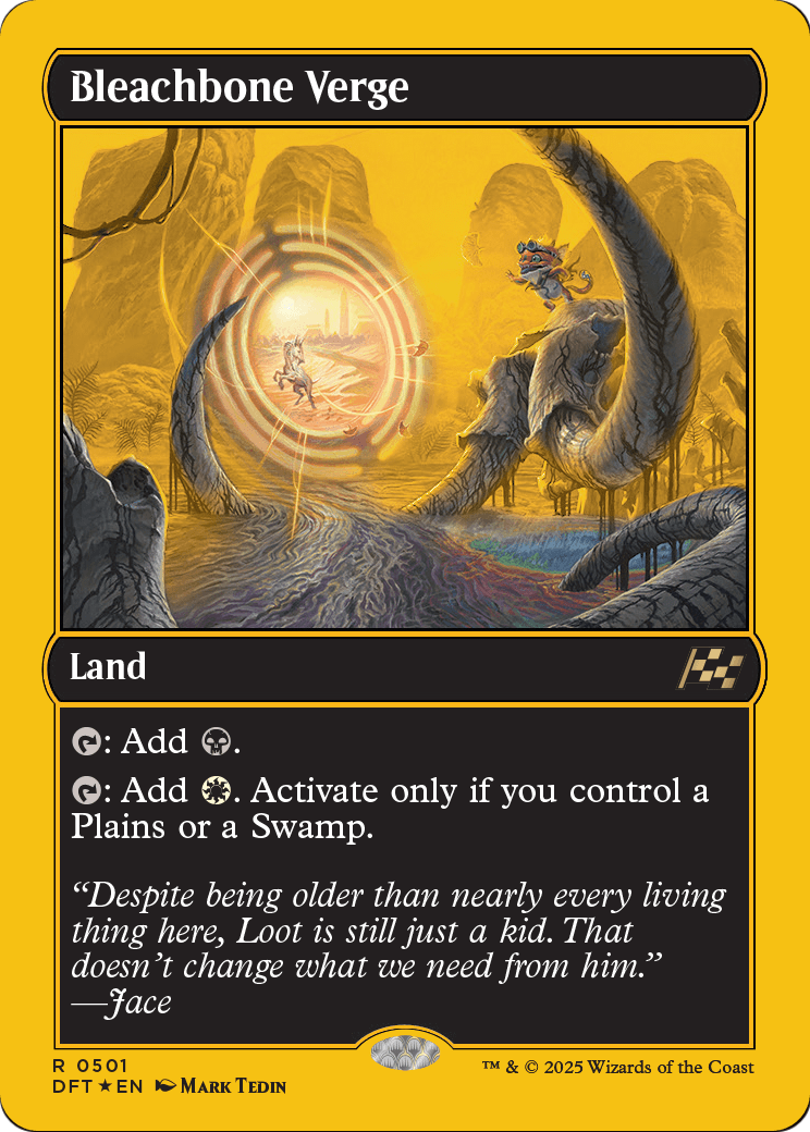 Bleachbone Verge (First-Place Foil) |  Foil (501) [Aetherdrift]