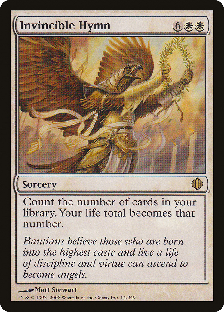 Invincible Hymn [Shards of Alara] Foil