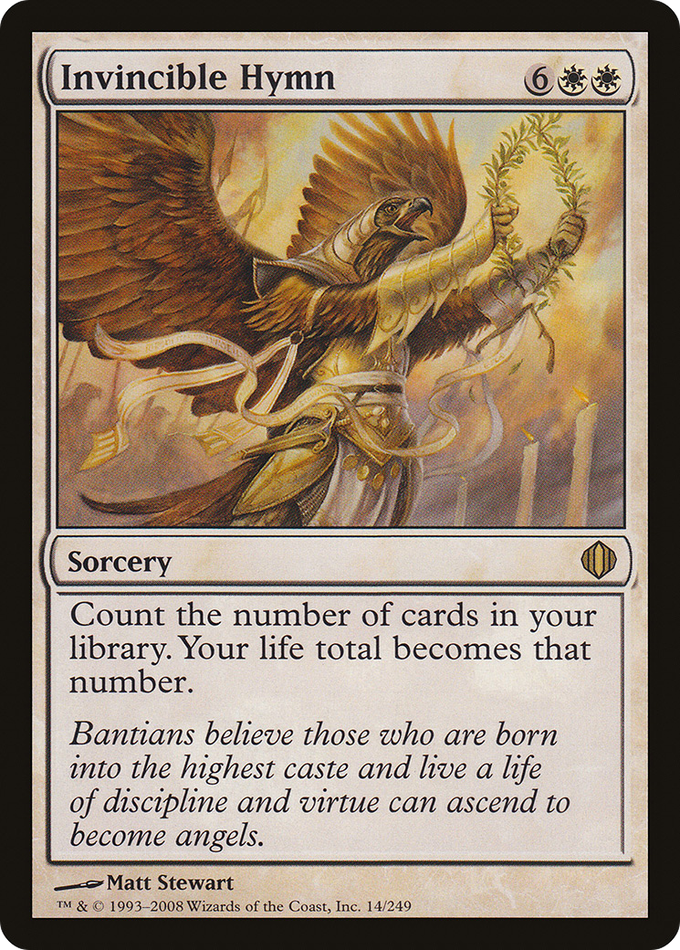 Invincible Hymn [Shards of Alara] Foil