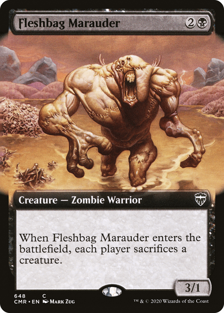Fleshbag Marauder (Extended Art) [Commander Legends] Foil