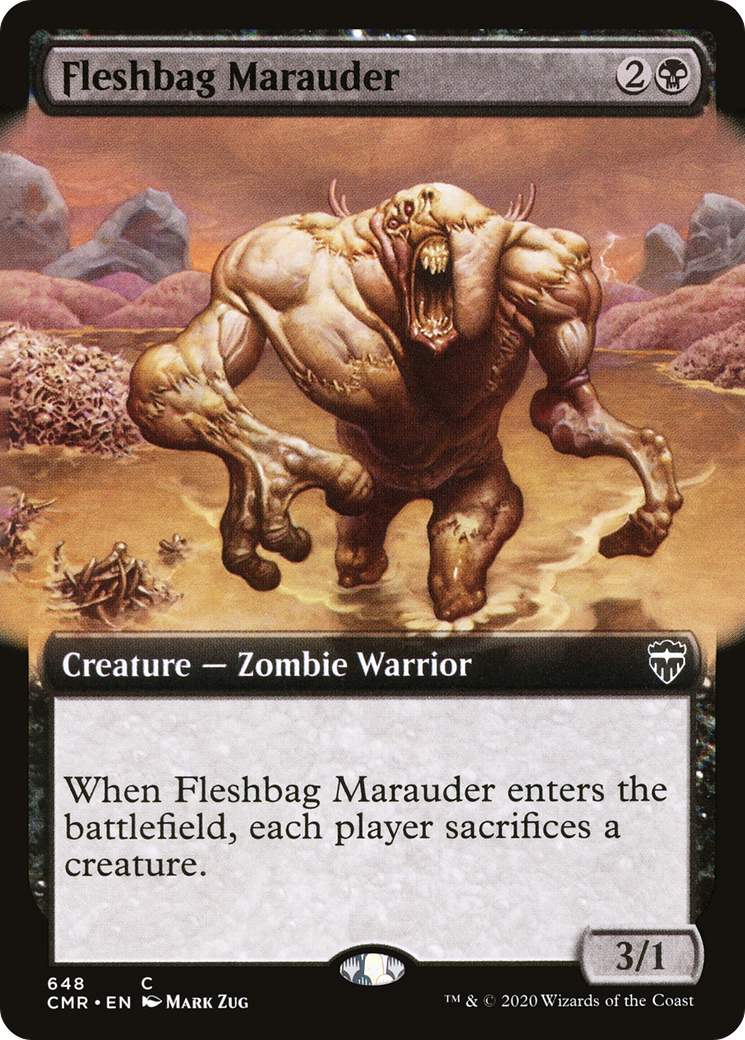 Fleshbag Marauder (Extended Art) [Commander Legends] Foil