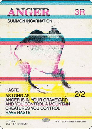 Anger (0296) |  (296) [Secret Lair x MSCHF: The Zeta Set]
