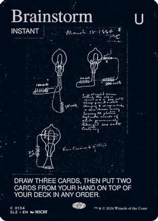 Brainstorm (0134) |  (134) [Secret Lair x MSCHF: The Zeta Set]