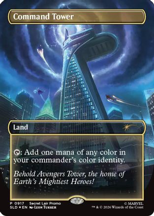 Command Tower (0917) |  Foil (917) [Secret Lair Drop Series]