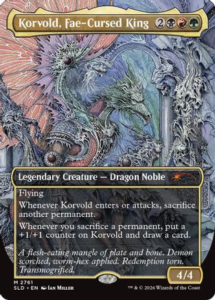 Korvold, Fae-Cursed King (2761) |  Foil (2761) [Secret Lair Drop Series]