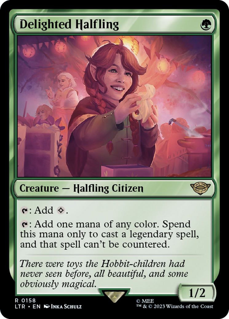 Delighted Halfling [The Lord of the Rings: Tales of Middle-Earth] Foil