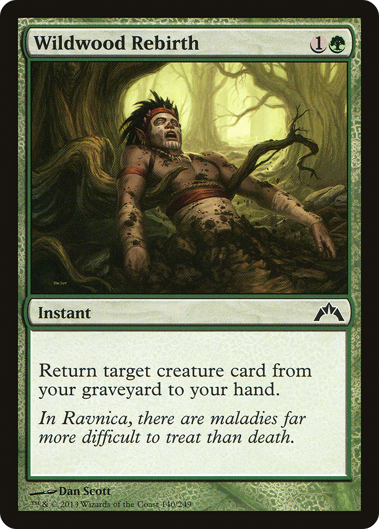 Wildwood Rebirth [Gatecrash] Foil