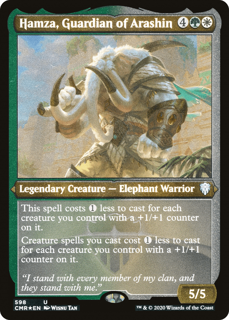 Hamza, Guardian of Arashin (598) [Commander Legends]  Foil