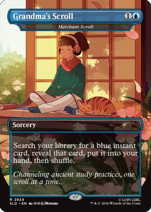 Grandma's Scroll - Merchant Scroll |  (2824) [Secret Lair Drop Series]
