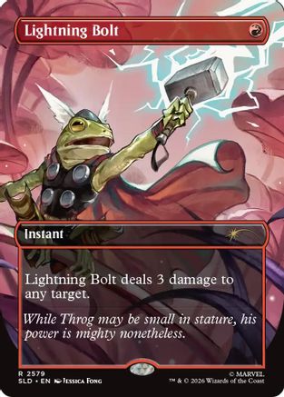 Lightning Bolt (2579) |  Foil (2579) [Secret Lair Drop Series]