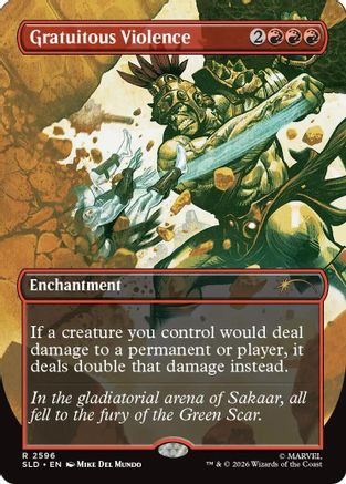 Gratuitous Violence |  Foil (2596) [Secret Lair Drop Series]