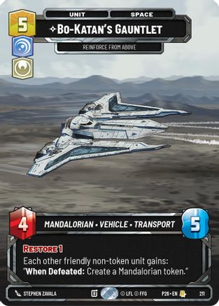 Bo-Katan's Gauntlet - Reinforce from Above |  (211)  [Sector and Regional Promos Season 2]