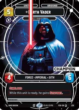 Darth Vader - Meet Your Destiny (Champion) | Foil (239)  [Sector and Regional Promos Season 2]