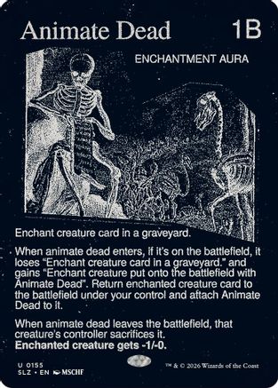 Animate Dead (0155) |  (155) [Secret Lair x MSCHF: The Zeta Set]
