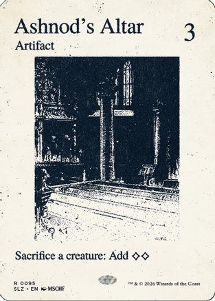 Ashnod's Altar (0095) |  (095) [Secret Lair x MSCHF: The Zeta Set]