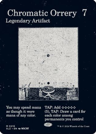 Chromatic Orrery (0218) |  (218) [Secret Lair x MSCHF: The Zeta Set]