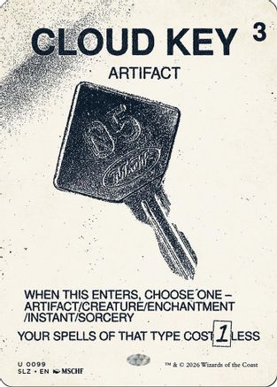 Cloud Key (0099) |  (099) [Secret Lair x MSCHF: The Zeta Set]