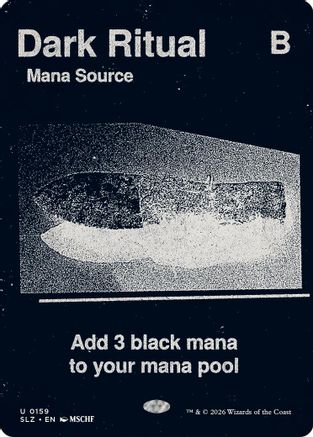 Dark Ritual (0159) |  (159) [Secret Lair x MSCHF: The Zeta Set]