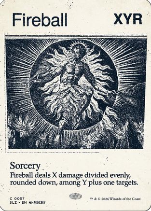 Fireball (0057) |  (057) [Secret Lair x MSCHF: The Zeta Set]