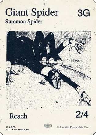 Giant Spider (0075) |  (075) [Secret Lair x MSCHF: The Zeta Set]